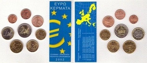 Euromunten Griekeland, Ophalen, Griekenland, Overige waardes, Setje