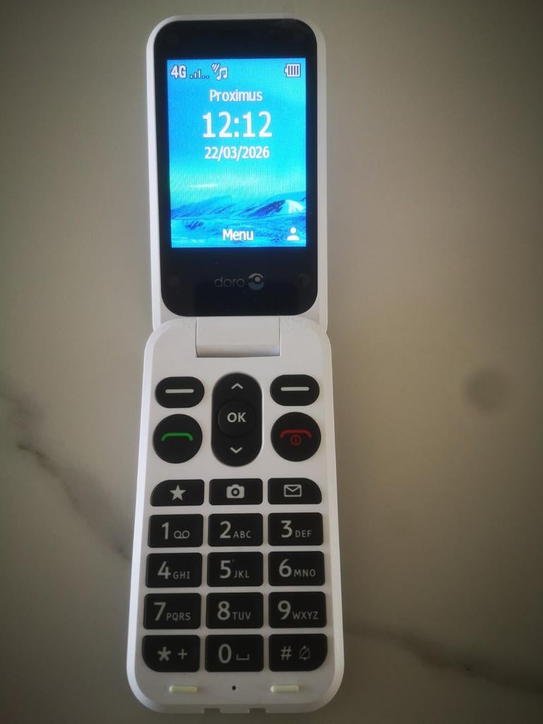 GSM Doro met grote toetsen., Enlèvement