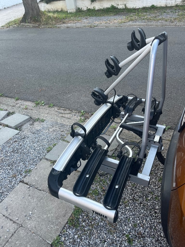 porte-vélos THULE, Auto diversen, Fietsendragers, Ophalen, 3 fietsen of meer, Gebruikt, Trekhaakdrager