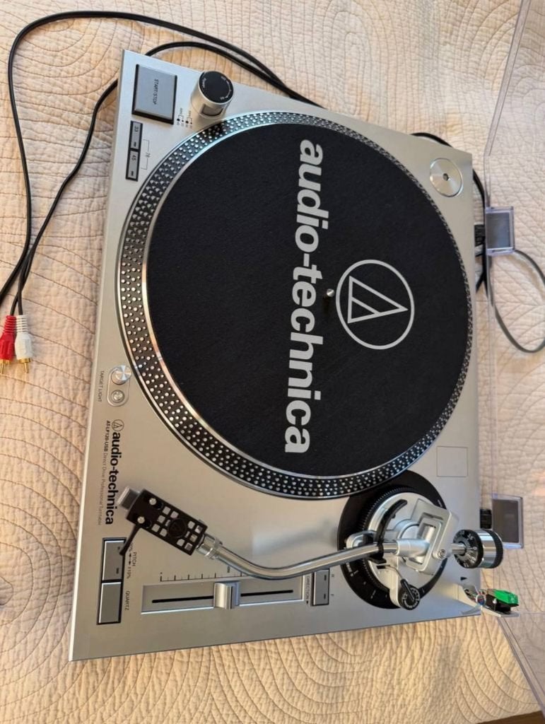 Audio-Technica AT-LP120-USB platenspeler + 2 naalden, Overige merken, Ophalen of Verzenden, Zo goed als nieuw, USB-aansluiting