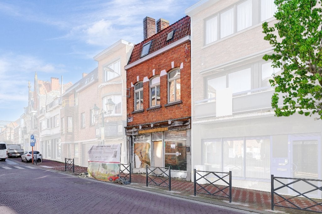 Immeuble à rénover idéalement situé, Immo, Maisons à vendre, Province de Hainaut, 200 à 500 m², Maison 2 façades
