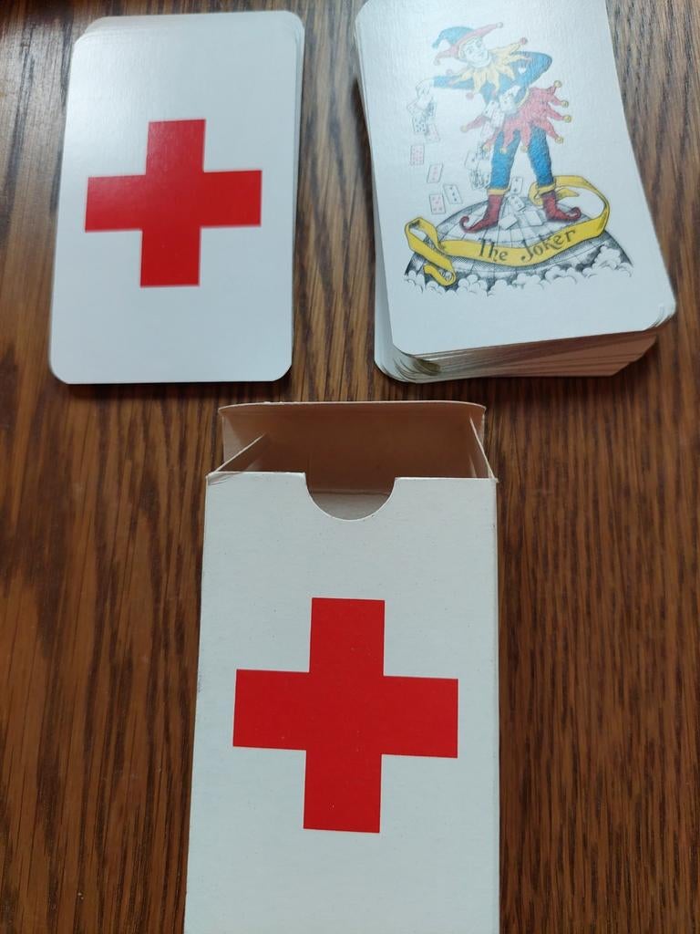Vintage Rode Kruis speelkaarten, Verzamelen, Ophalen of Verzenden, Speelkaart(en)