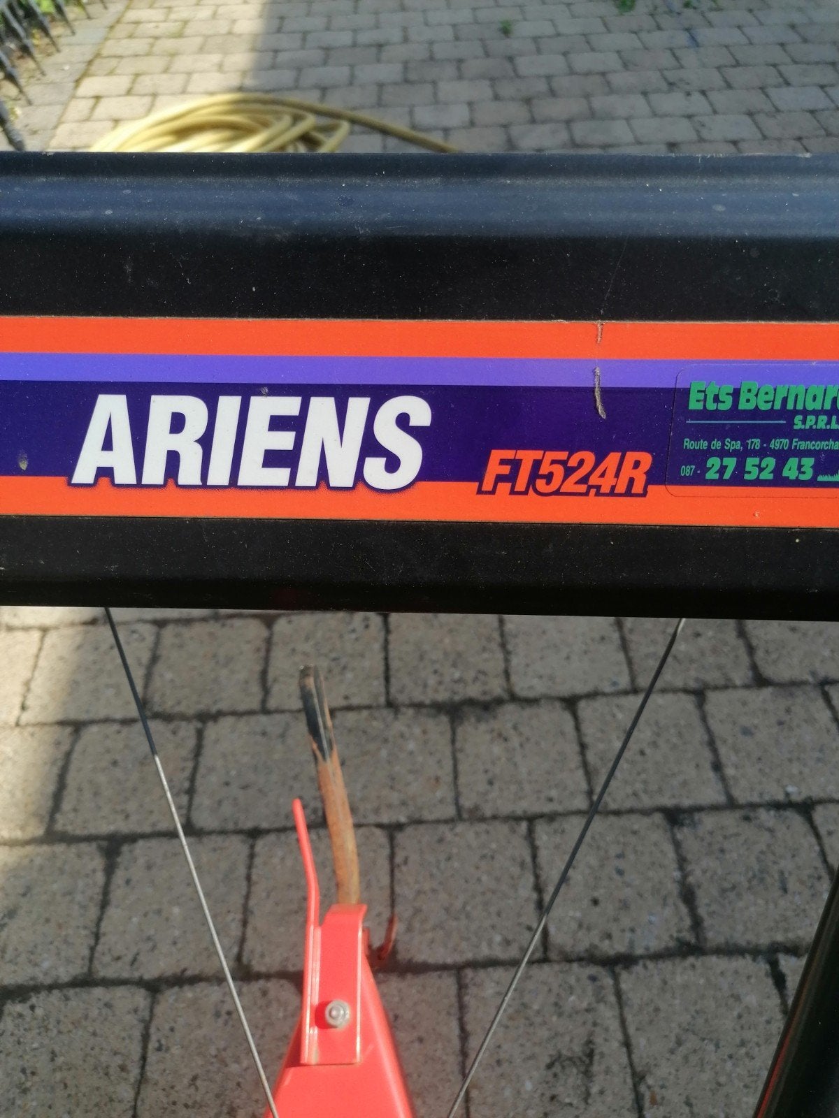 Ariens grondfrees 60 cm, Enlèvement
