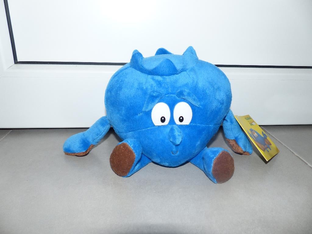Pluche knuffel blauwe bes - 25cm, Ophalen of Verzenden, Zo goed als nieuw