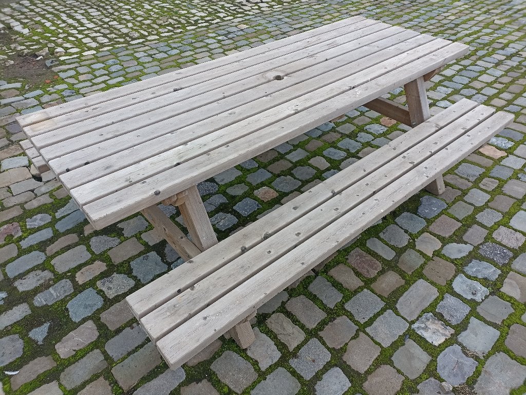 Picknicktafel, Tuin en Terras, Picknicktafels, Nieuw, Hout, Ophalen