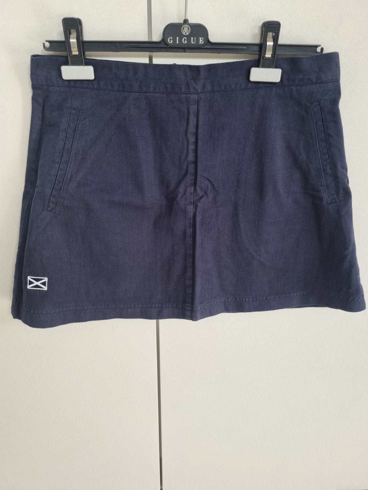 Jupe d'été courte bleu foncé - Scapa Sports M, Taille 38/40 (M), Scapa, Enlèvement ou Envoi, Au-dessus du genou