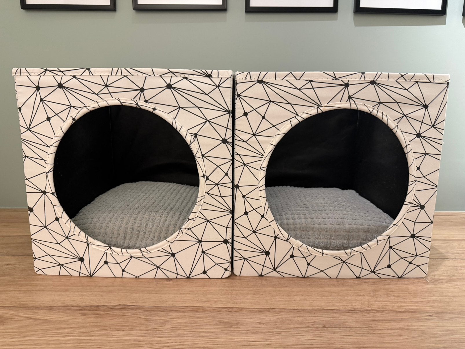 2 Kattenhuisjes Ikea voor Kallax kast, Ophalen, Gebruikt