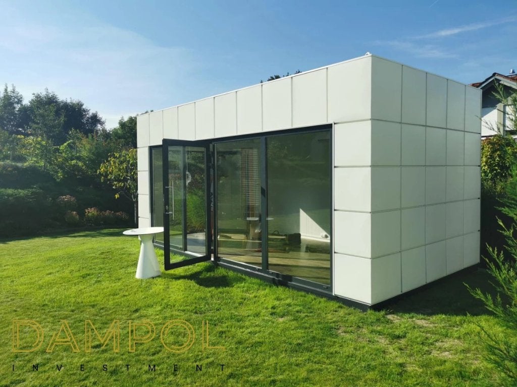 Bureau/Salle de gym/Abris de jardin avec clim extra  6x3 m, Enlèvement, 500 cm ou plus, Autres matériaux, Neuf