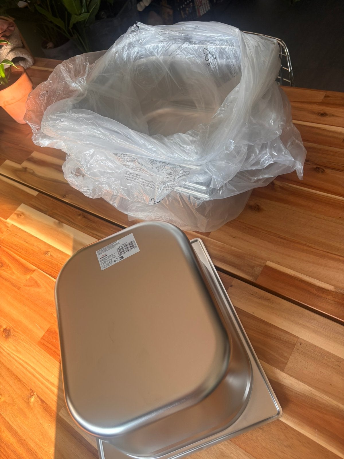 6 bacs gastro GN 1/2 de 150 mm de haut, de marque Gastro M., Neuf, Autres marques, Autres types, Gris