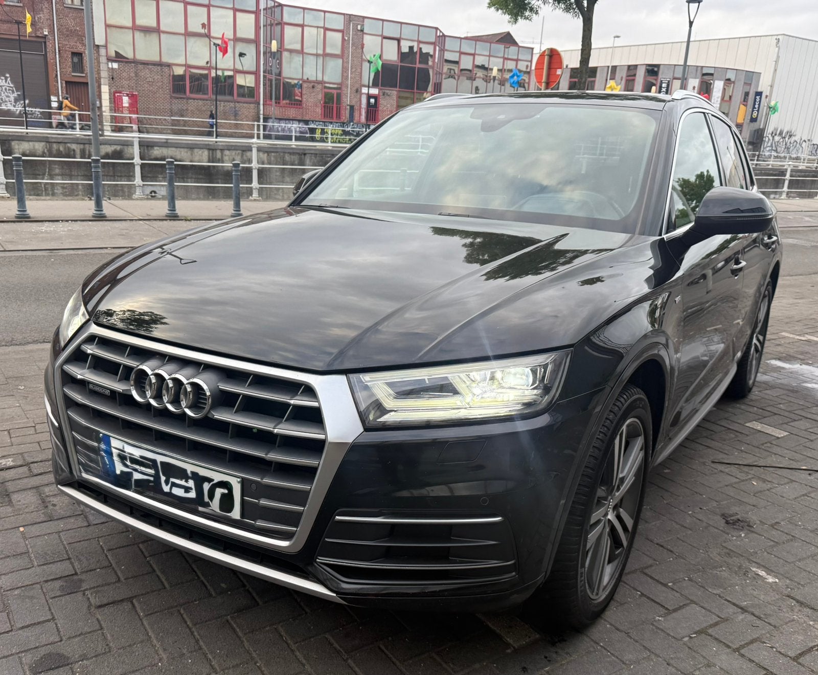 Audi Q5 2.0 TDI Quattro 190 pk — volledige opties, Auto's, Audi, Automaat, Q5, Zwart, Leder