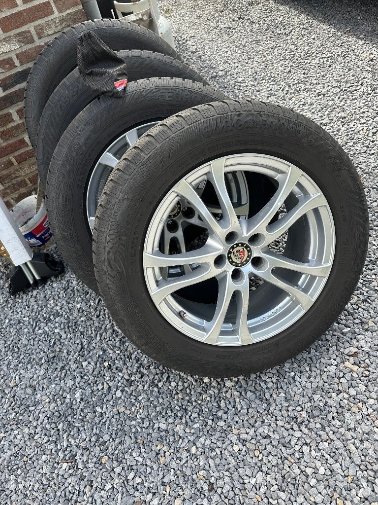 4 ROUES alu MERCEDES GLC OU AUTRES 18 pouces, Ophalen, 18 inch, Gebruikt, Banden en Velgen