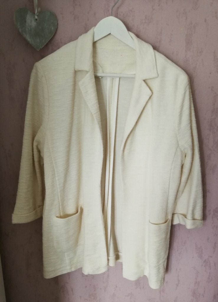 Zomervest van E5mode,maat L, Enlèvement ou Envoi, Comme neuf, Blanc, Taille 42/44 (L)