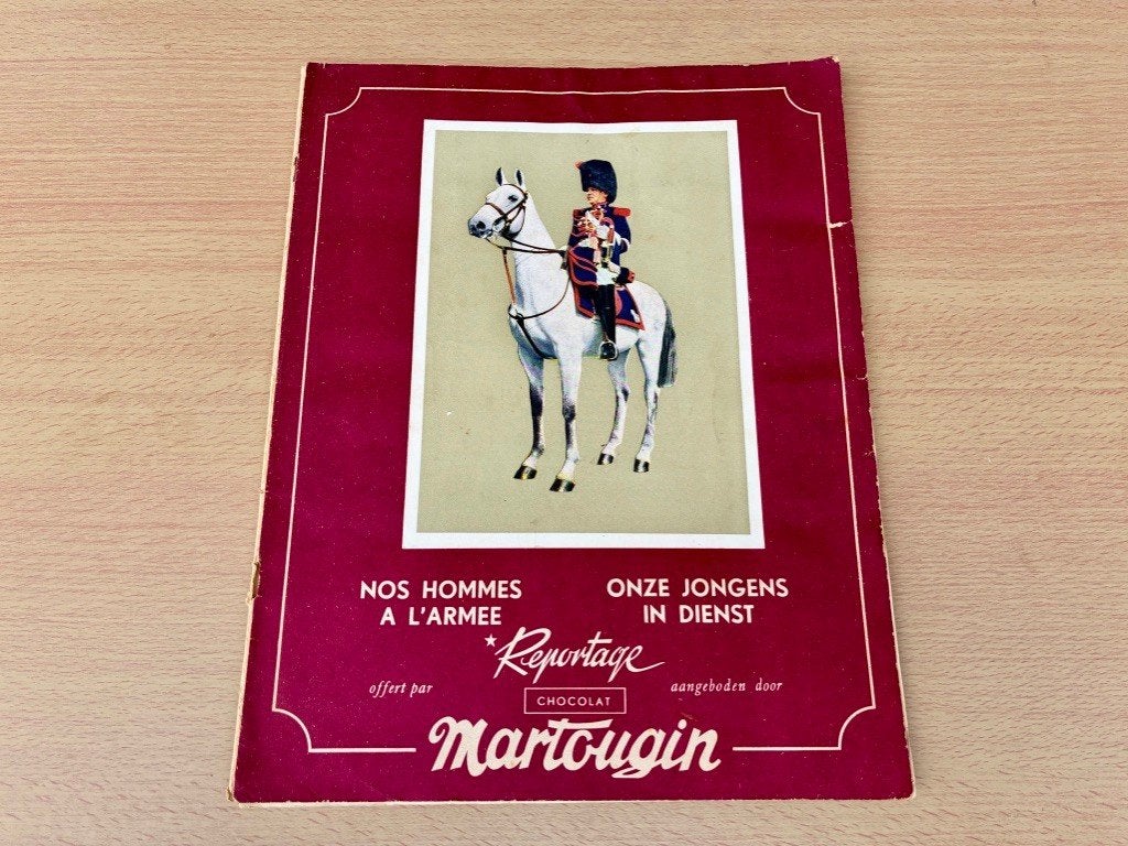Martougin, Prentenboek, Onze mannen in het leger, Verzenden