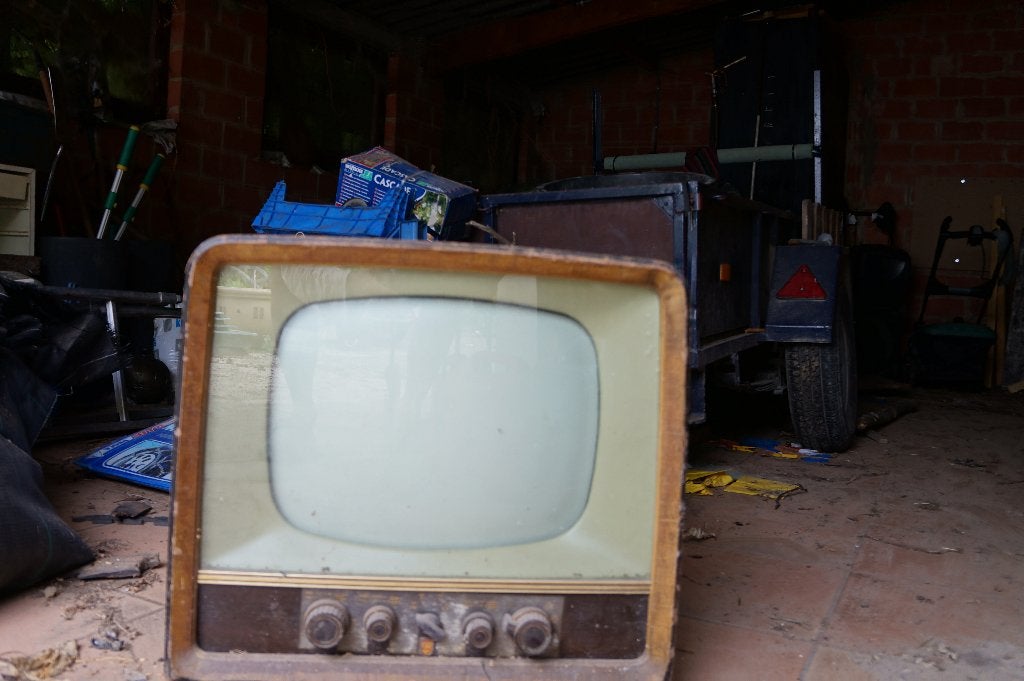vintage televisie, Audio, Tv en Foto, Vintage Televisies, Ophalen, Gebruikt