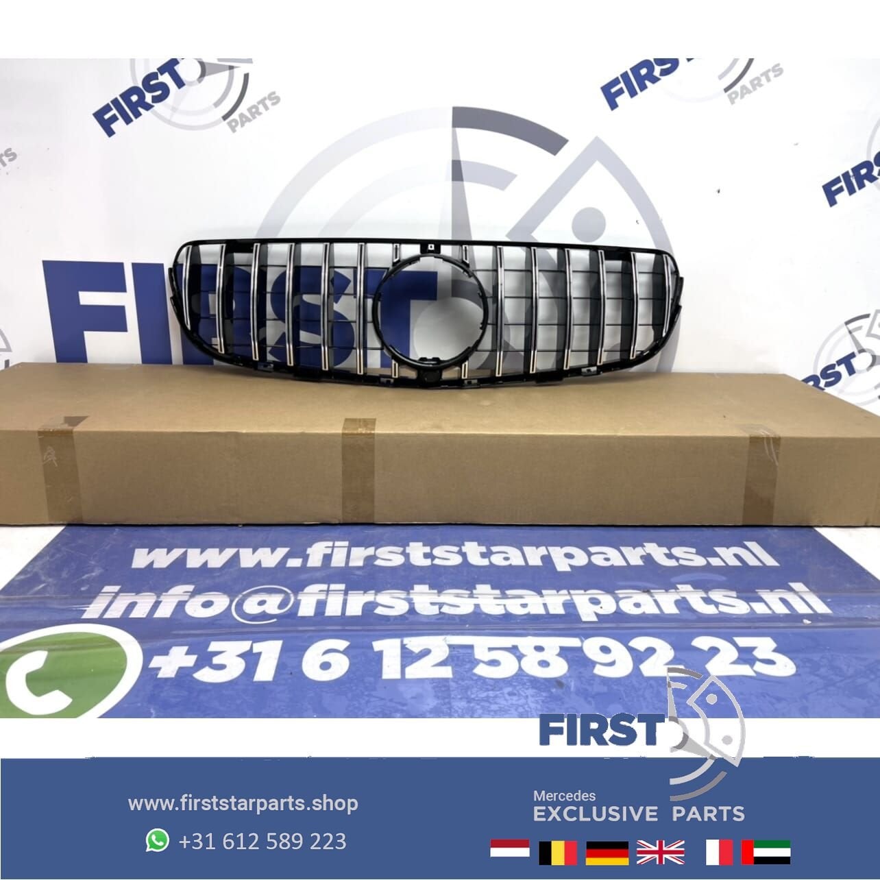W253 X253 C253 PRE-FACELIFT GLC63 AMG GT GRIL voor Mercedes, Gebruikt, -, Ophalen of Verzenden, -