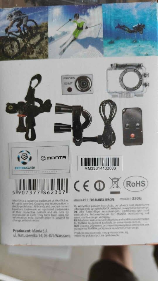 Nieuwe waterdichte wifi sport camera, Audio, Tv en Foto, Ophalen of Verzenden, Nieuw, Overige merken
