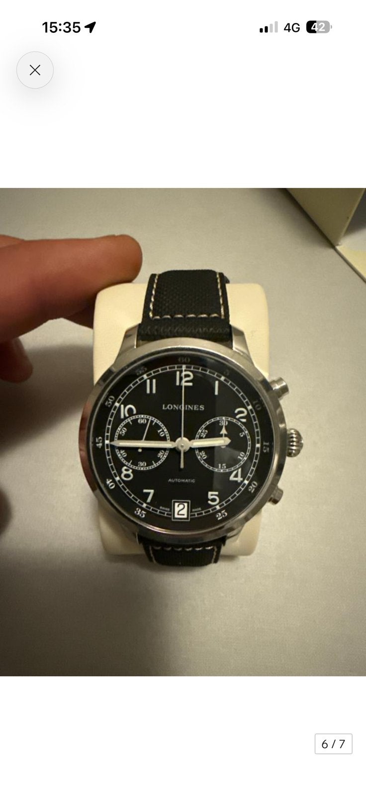 Longines Heritage, Handtassen en Accessoires, Ophalen of Verzenden, Gebruikt, Polshorloge