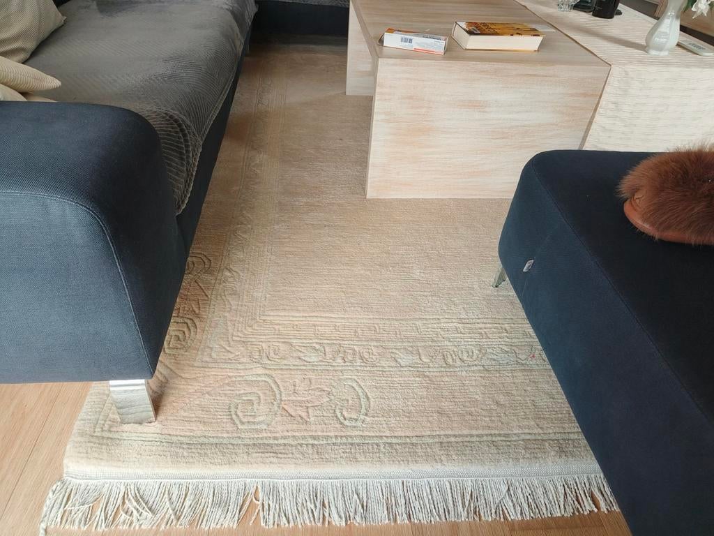 Tapijt van 3M op 2M. Beige, Ophalen, Gebruikt, Beige, Tapijt