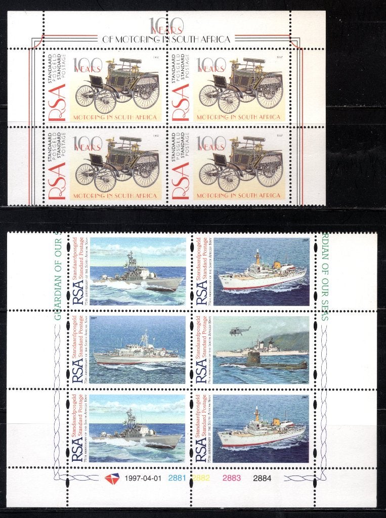 AFRIQUE DU SUD Année 1997-1999 MNH, Envoi, Afrique du Sud, Non oblitéré