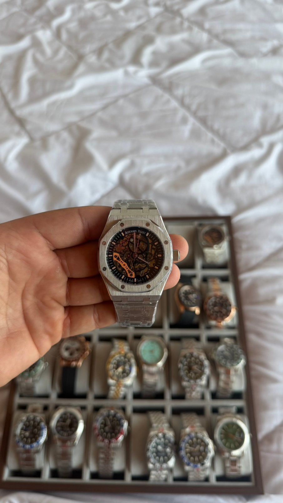 Audemars Piguet Skeleton, Bijoux, Sacs & Beauté, Montres | Hommes, Enlèvement ou Envoi, Neuf