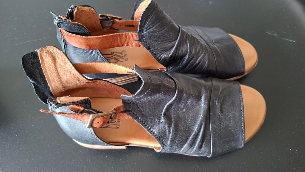 Sandalen mt 38, Kleding | Dames, Zwart, Sandalen of Muiltjes, Zo goed als nieuw, Ophalen