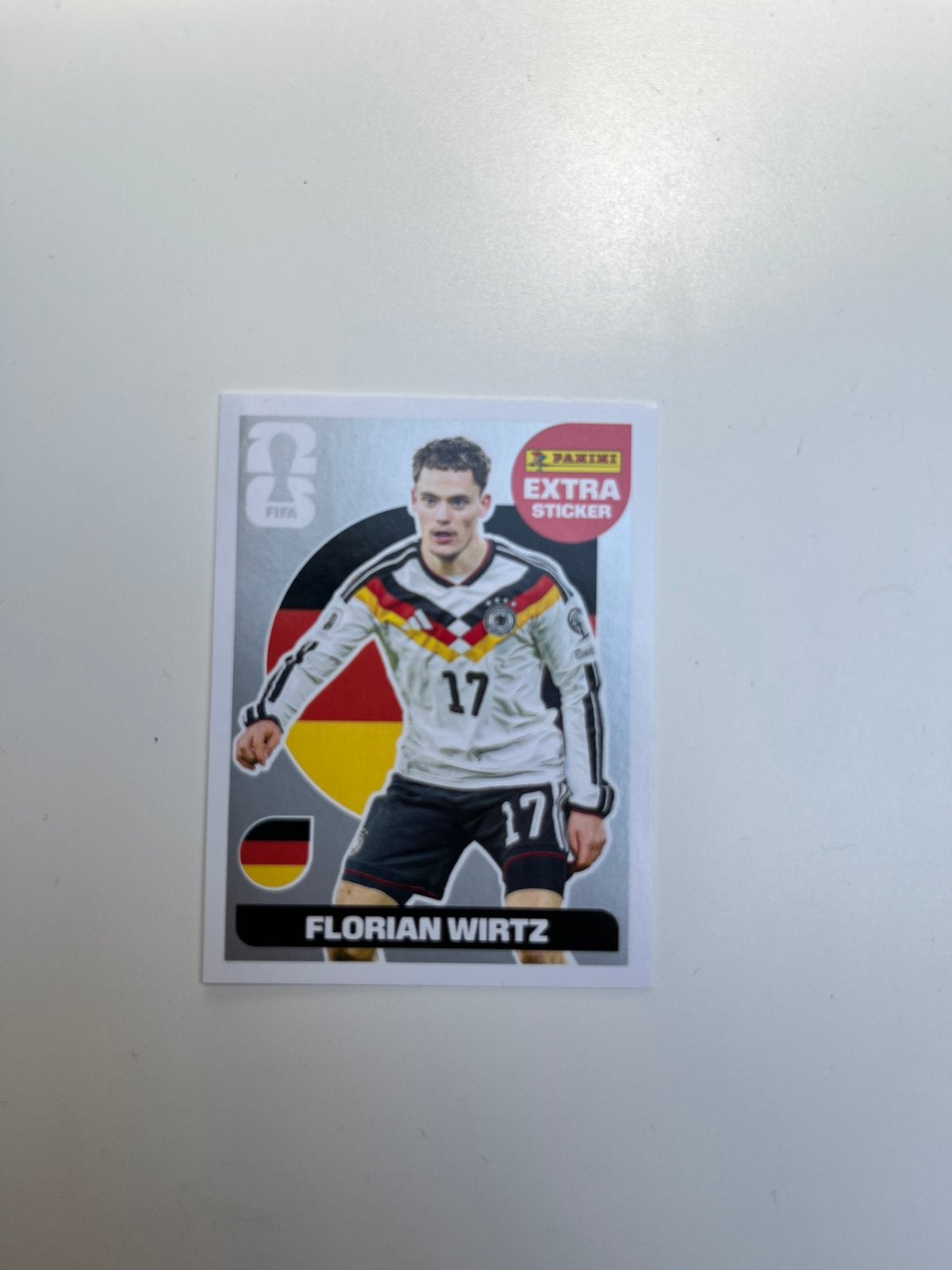 EXTRA STICKER Florian Wirtz - Panini WK 2026, Ophalen of Verzenden, Nieuw, Sticker
