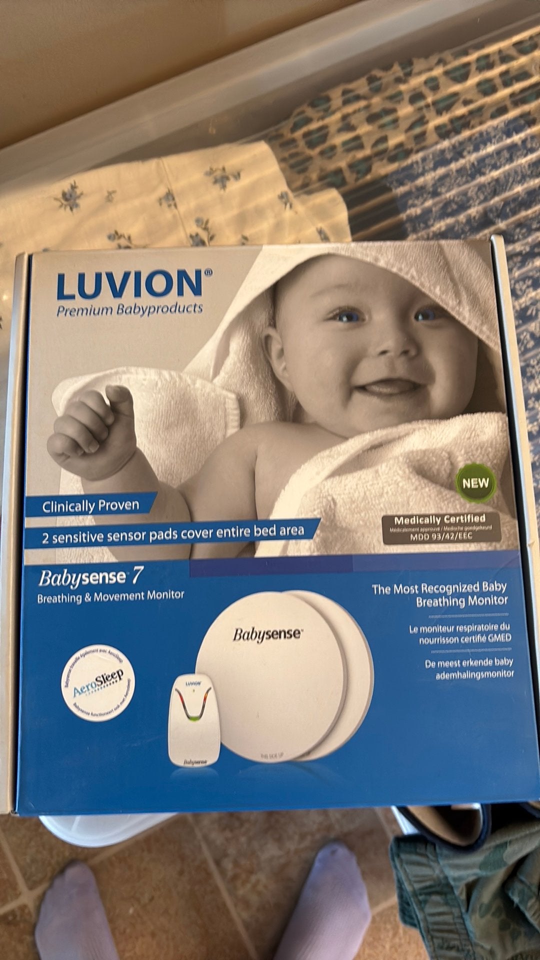 Breathing & movement monitor, Kinderen en Baby's, Ophalen, Zo goed als nieuw