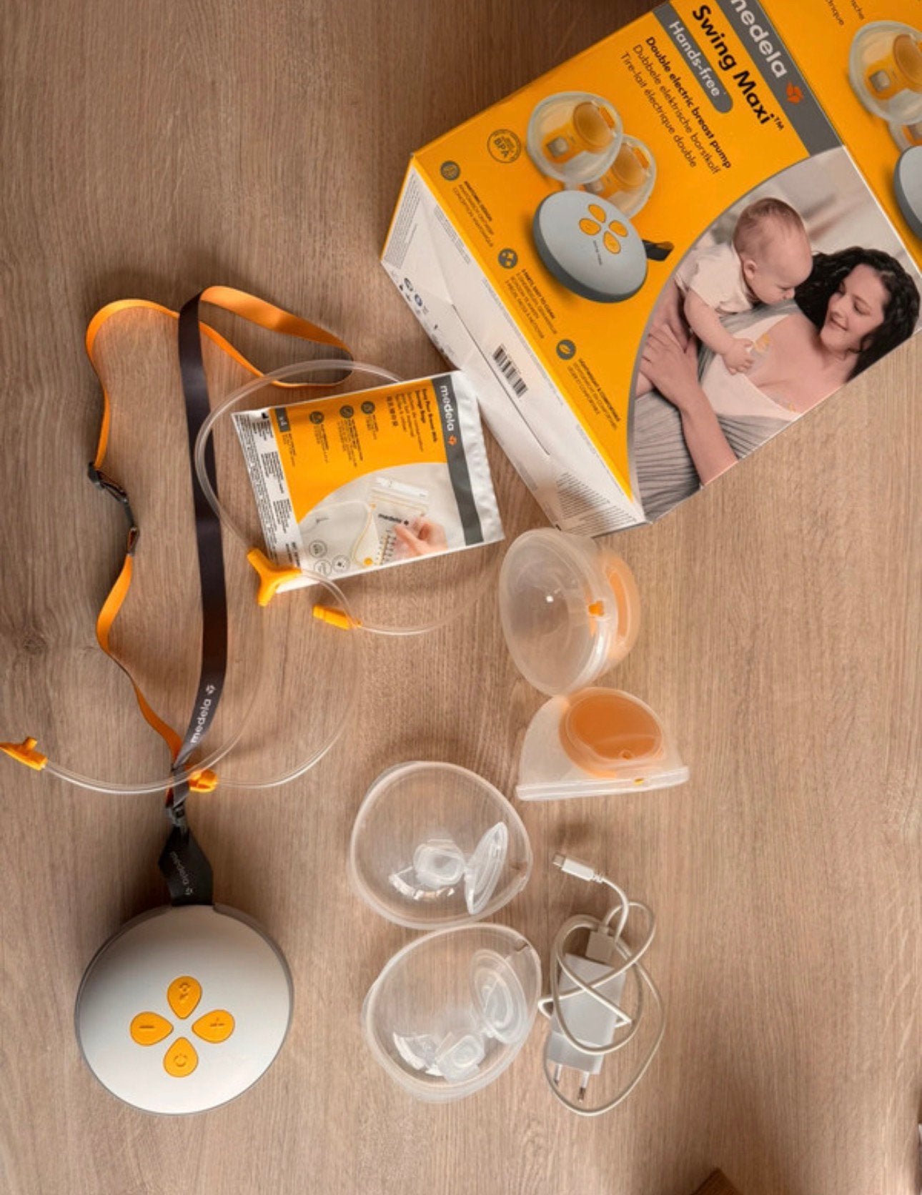 Medela dubbele borstkolf oplaadbaar, Enlèvement, Comme neuf, Tire-lait, Medela