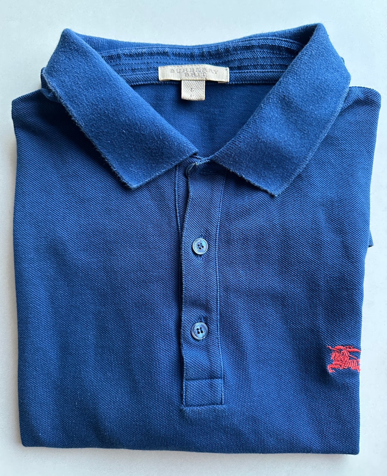 BURBERRY Polo T-shirt Authentique S, Enlèvement, Porté, Taille 46 (S) ou plus petite, Bleu