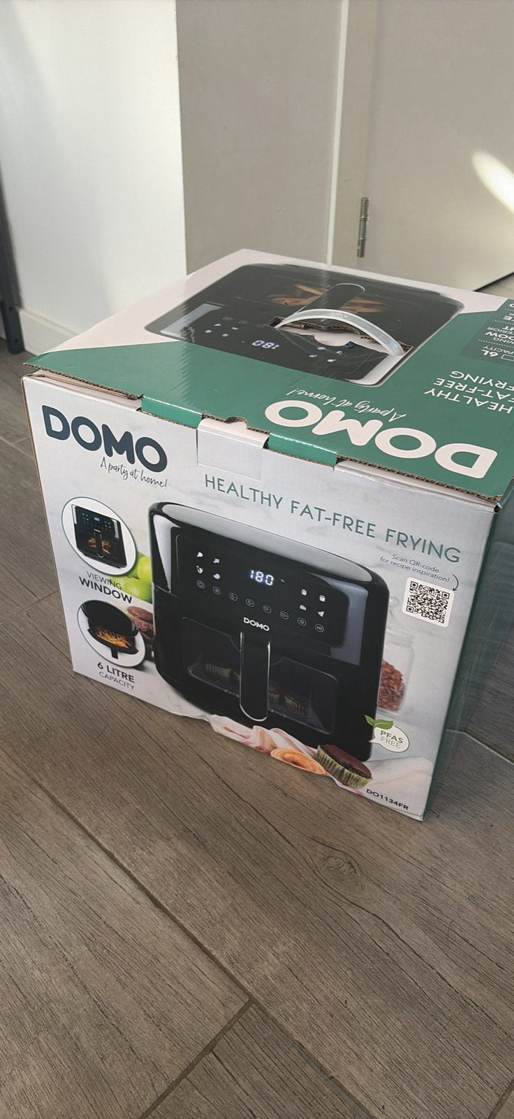 Domo XXL airfryer nieuw, Enlèvement, Neuf, Friteuse à air XXL, 1500 grammes ou plus