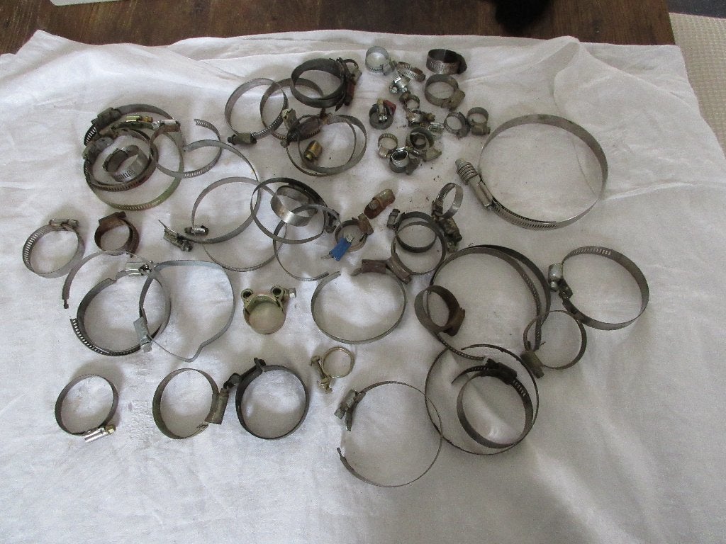 Set metalen kabelbinders buizenbinders colliers de serrage, Ophalen