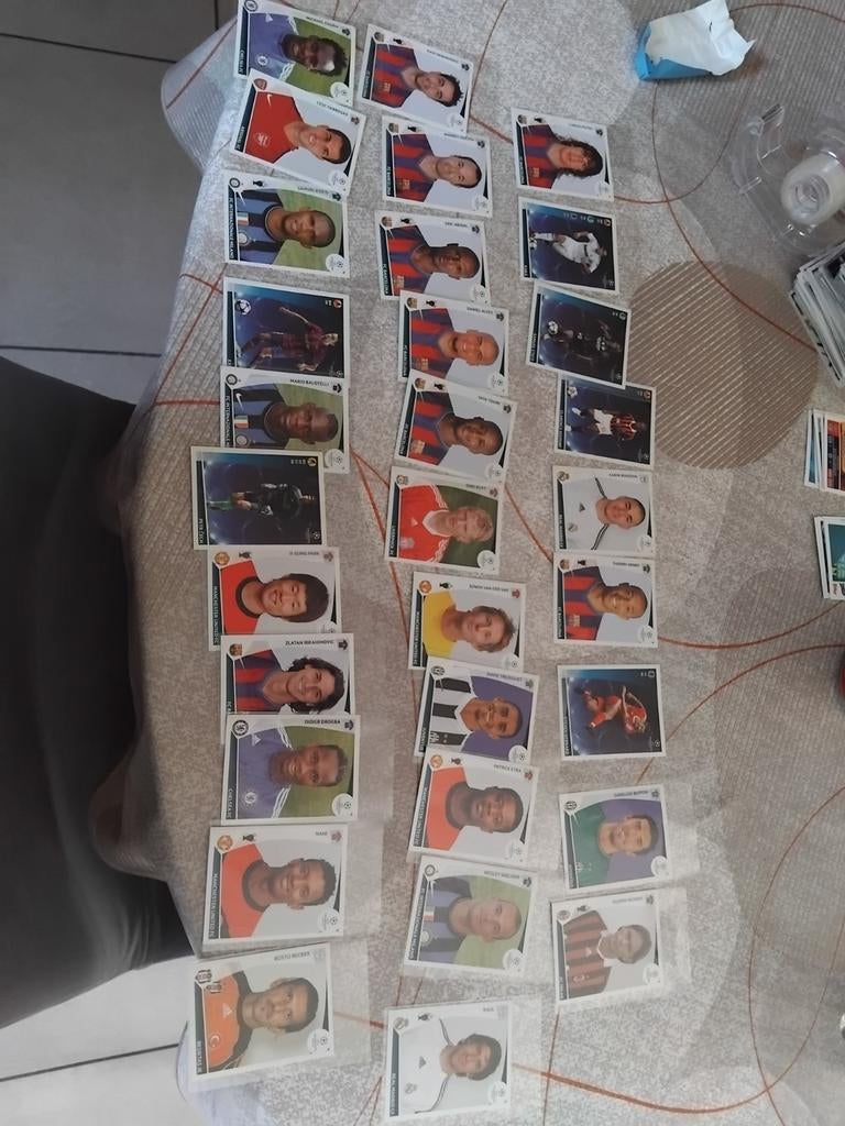 Panini Champions League 2009-2010 stickers lot met topspeler, Ophalen