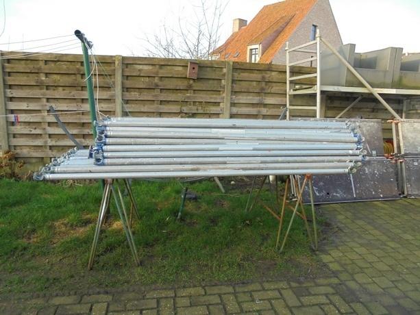 Pièces d'échafaudage en stock à partir de 25€, Bricolage & Construction, Échafaudages, Utilisé, Enlèvement