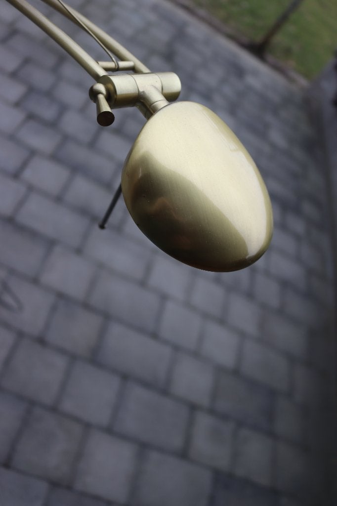 Staanlamp messing uiterlijk, Ophalen, Gebruikt, Metaal, 100 tot 150 cm