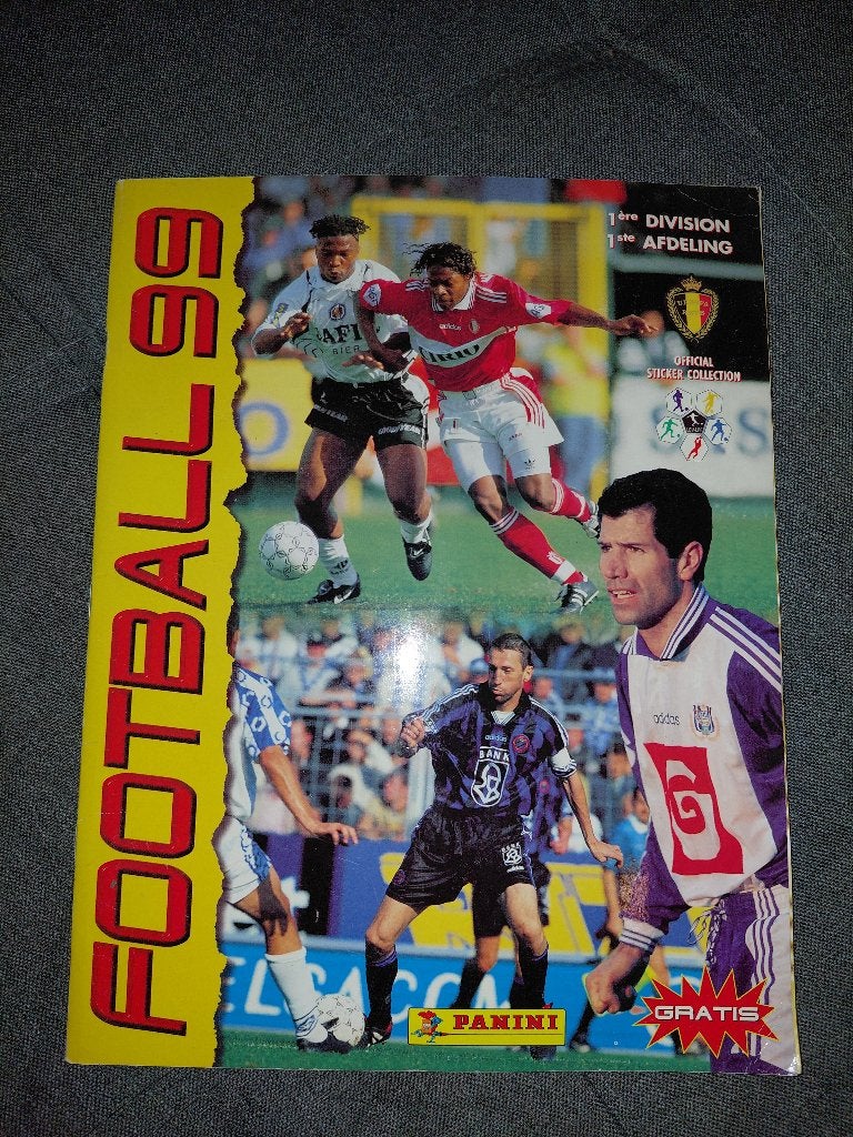 Album Panini Football 99 - Championnat Belgique 100% Complet, Collections, Enlèvement ou Envoi, Utilisé, Affiche, Image ou Autocollant