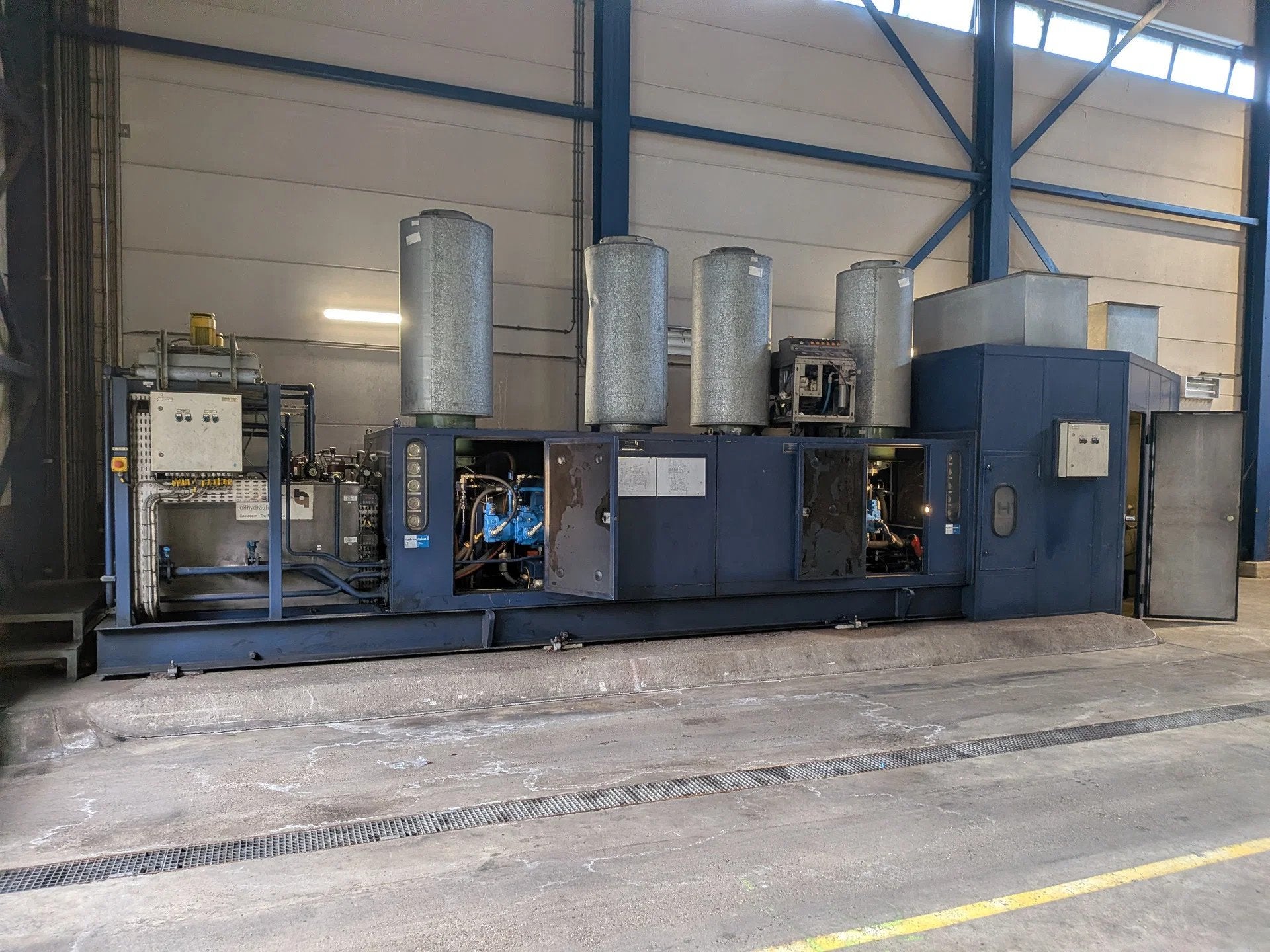Parker Aggregaat voor hydraulische pompen in container