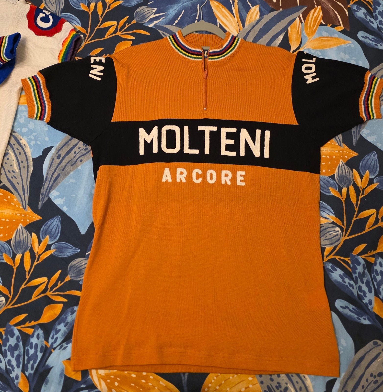 Maillot de vélo Molteni Eddy Merckx Woolistic L 100 % laine, Enlèvement ou Envoi, Comme neuf