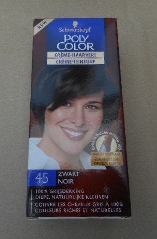 Poly color crème  haarverf zwart, Ophalen, Nieuw, Overige typen