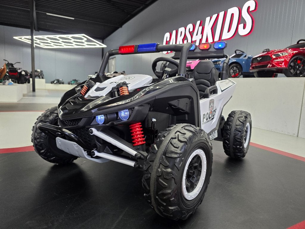 Kinder Buggy Patrol 24 volt - leren zit - 2 persoons - RC, Enlèvement ou Envoi, Neuf, Télécommande