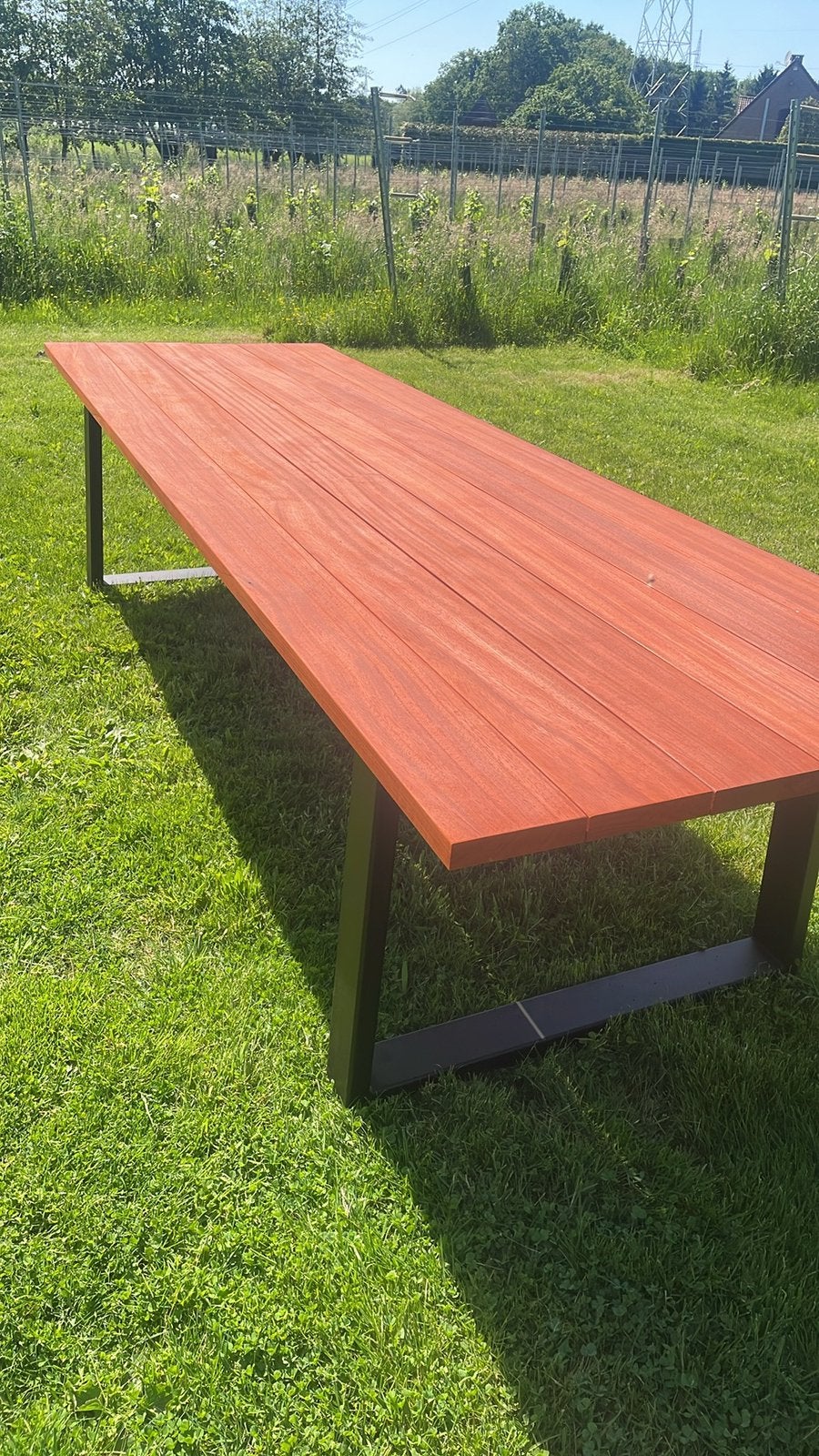 Tuintafel 8 personen, Ophalen, Nieuw, Rechthoekig, Hout