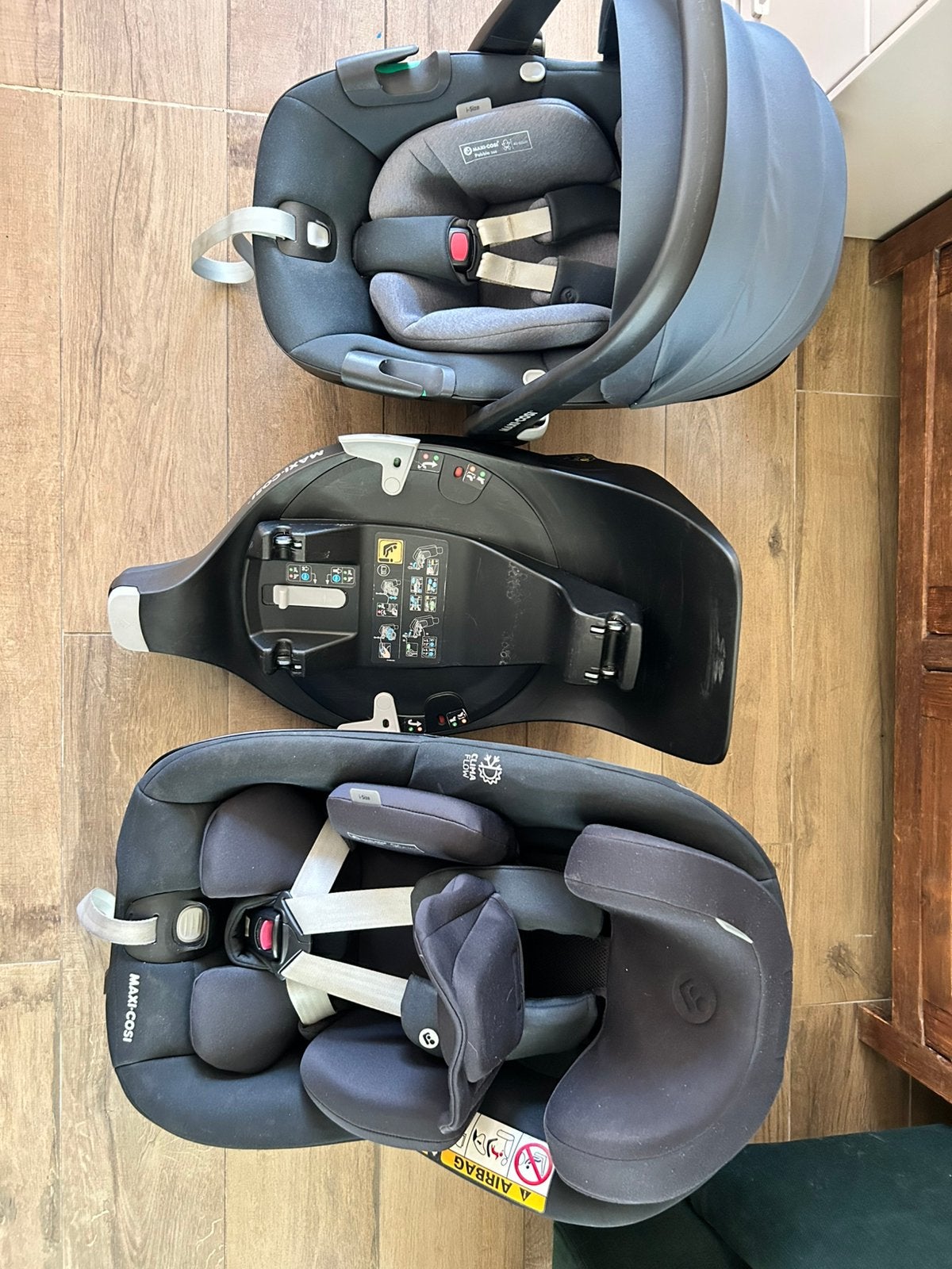 Maxi-Cosi 360 set (Pebble + Pearl + FamilyFix), Ophalen, Gebruikt, Maxi-Cosi, Isofix