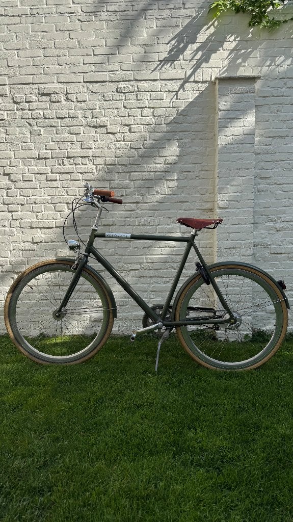 Mooie retro Veloretti caféracer fiets 61cm, Gebruikt, Velgrem, Versnellingen, 61 tot 65 cm