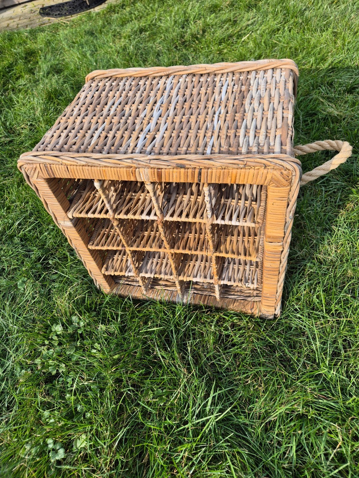 wijnmand, Enlèvement, Comme neuf, Bois, 5 à 15 bouteilles