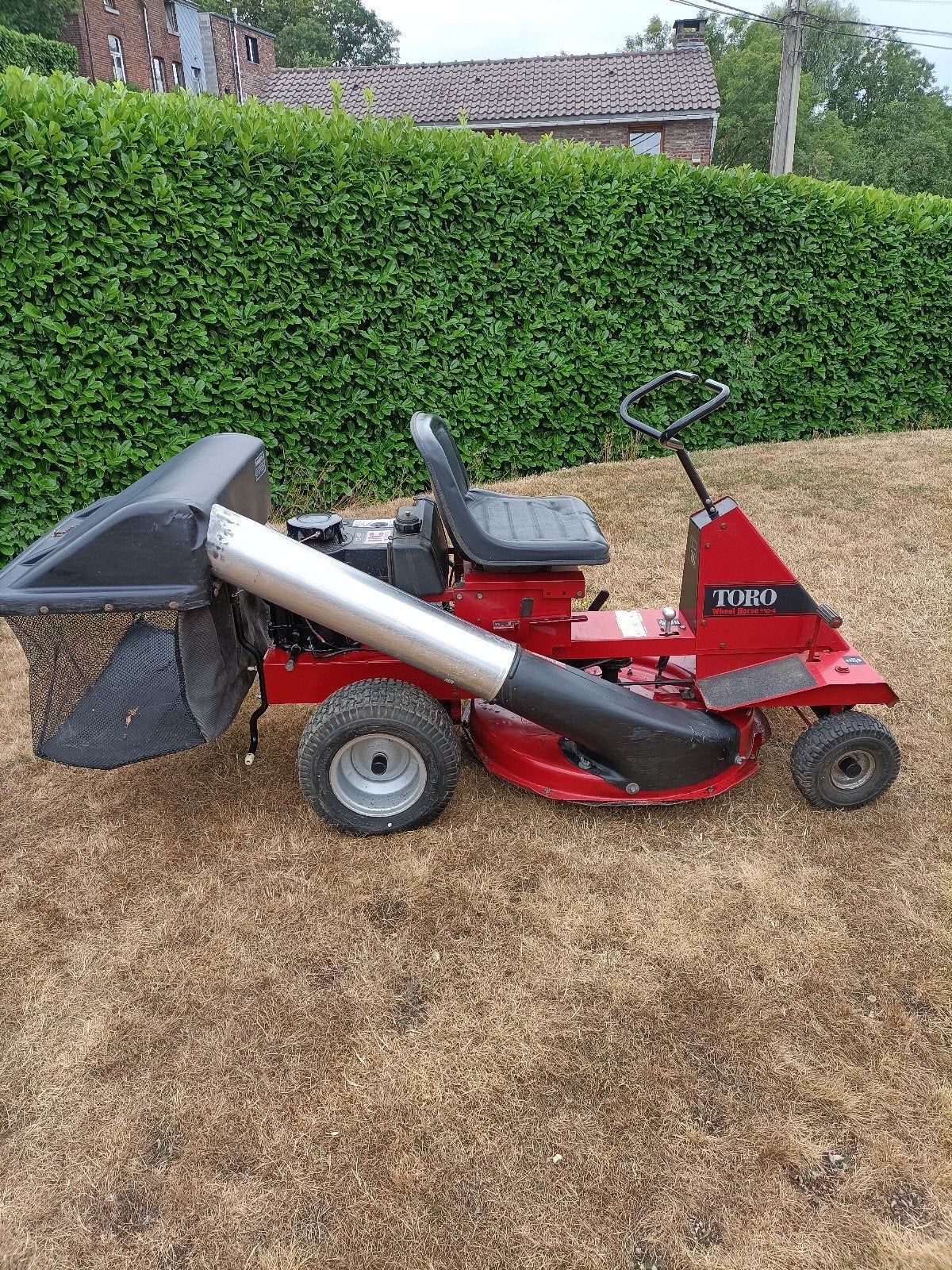 tracteur tondeuse toro, Bac de ramassage