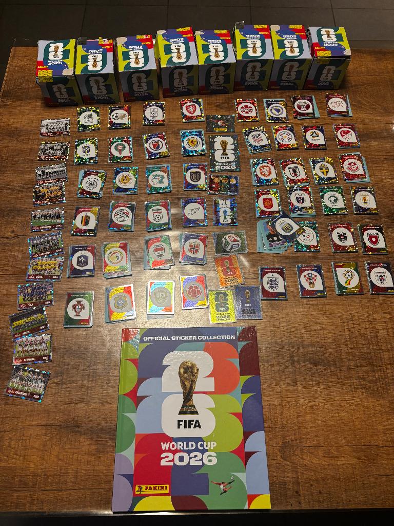 Panini World cup 2026 Complet à vendre, Enlèvement