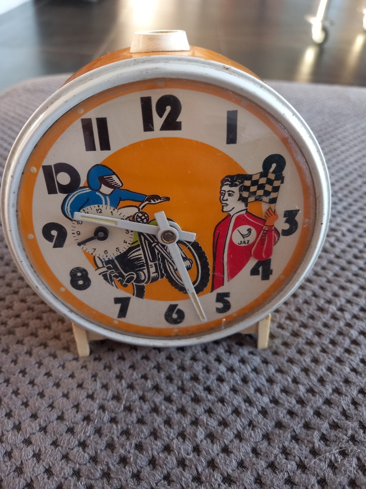 réveil mécanique animé jaz vintage, Enlèvement ou Envoi