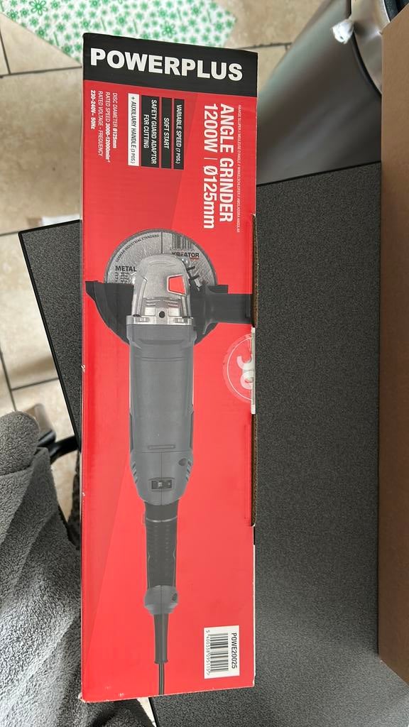 Powerplus - slijpmachine (nieuw) + slijpschijven, Doe-het-zelf en Bouw, Ophalen, Nieuw