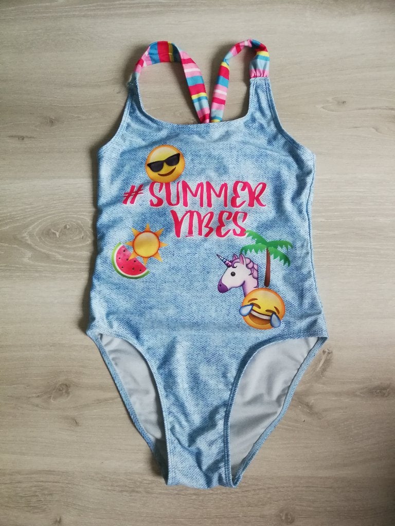 Badpak C&A,maat 146, Kinderen en Baby's, Kinderkleding | Maat 146, C&A, Meisje, Sport- of Zwemkleding, Ophalen of Verzenden