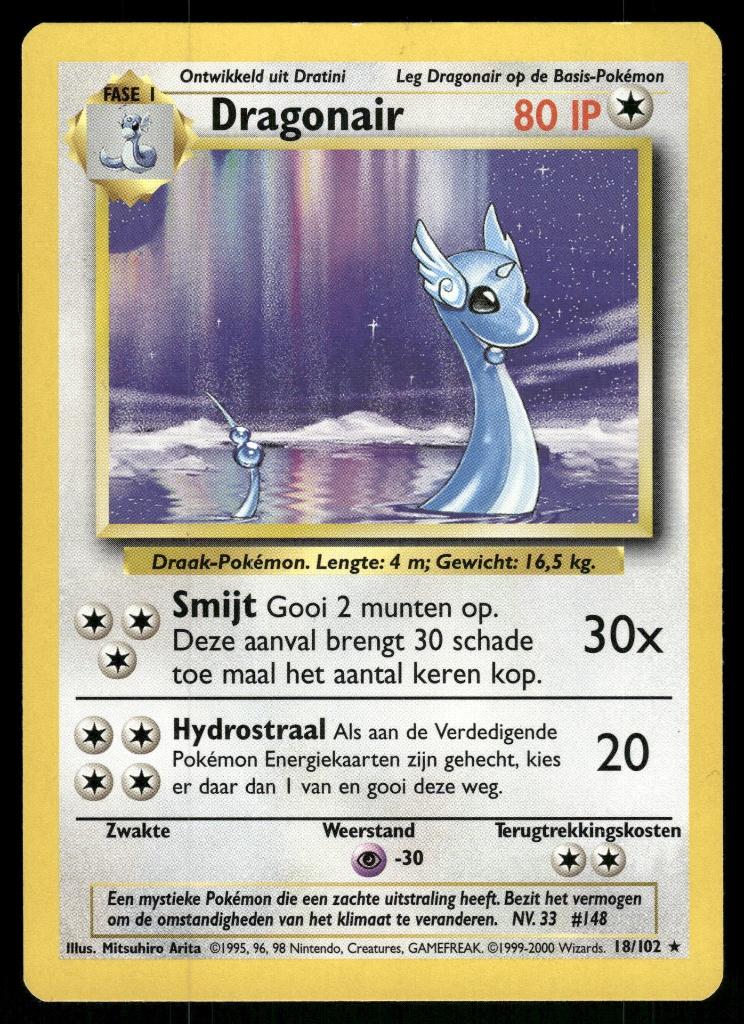 Dragonair 18/102 - Base (NL) (NM), Verzenden, Gebruikt