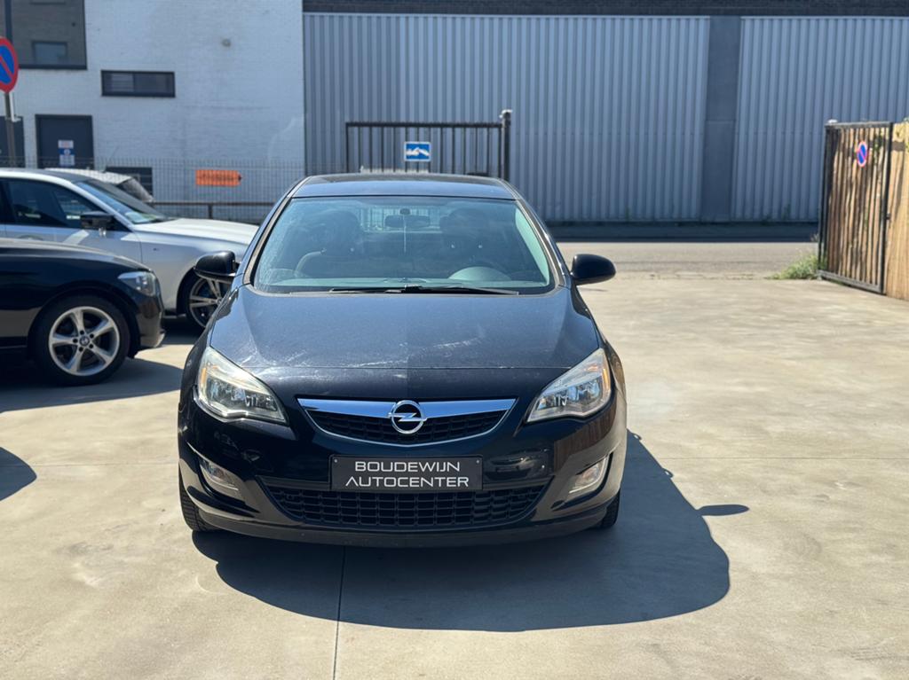 Opel Astra 1.6Benzine 2009 163.xxxkm/Airco,Sensoren,Cruise, Autos, Opel, Achat, Cruise Control, Entreprise, Noir